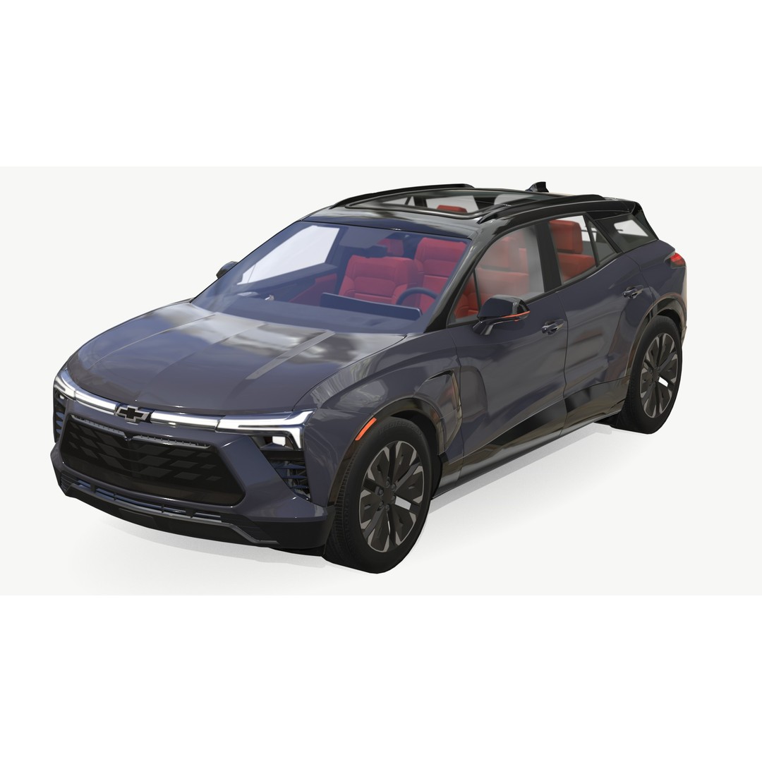 Chevrolet Blazer EV 3D Model – Low Poly Game Ready Asset, FBX - View 3