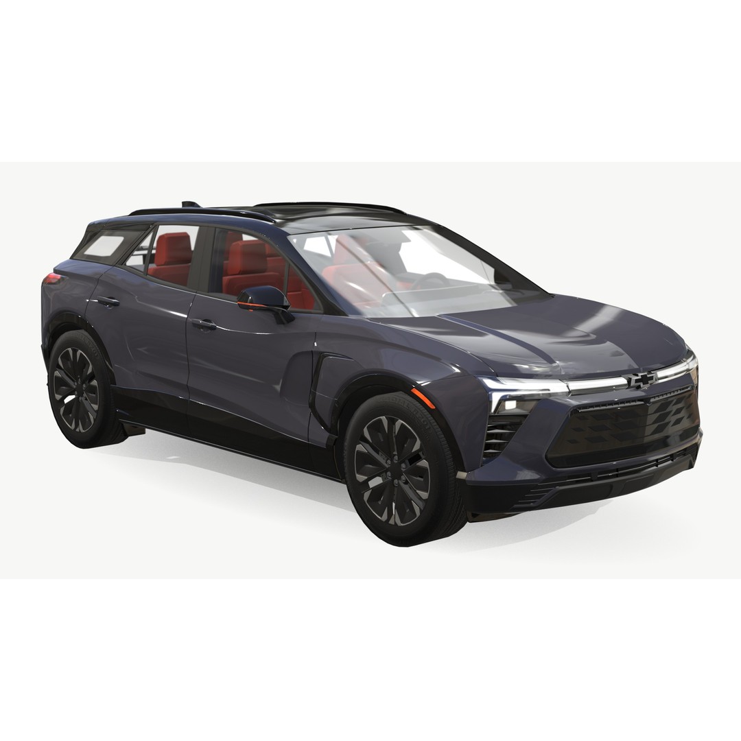 Chevrolet Blazer EV 3D Model – Low Poly Game Ready Asset, FBX - View 4