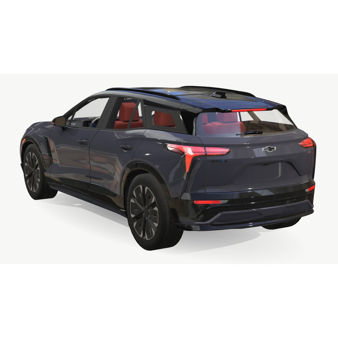 Chevrolet Blazer EV 3D Model – Low Poly Game Ready Asset, FBX - View 5