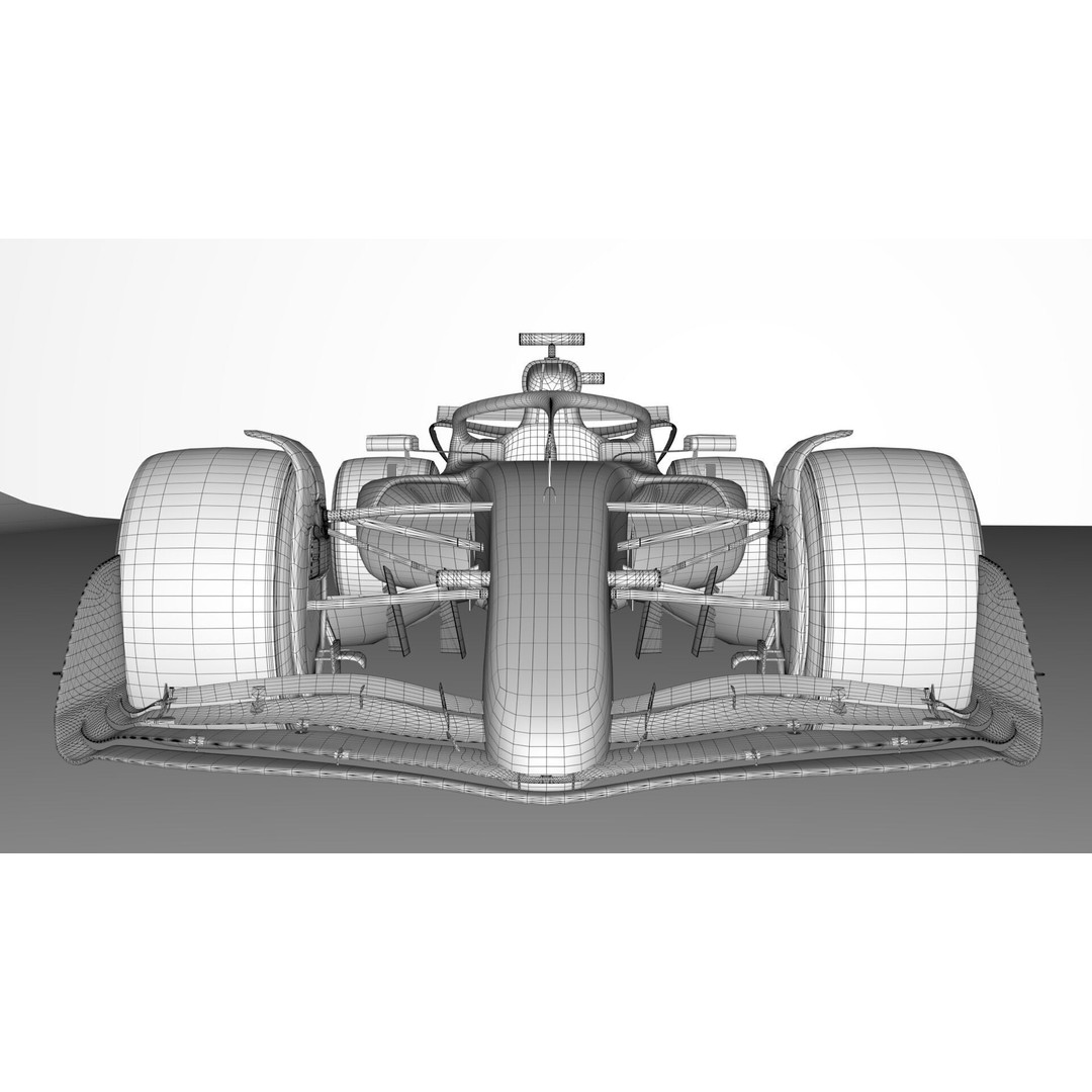 Williams FW47 3D Model – Low-Poly Game Asset, FBX & Blender Formats