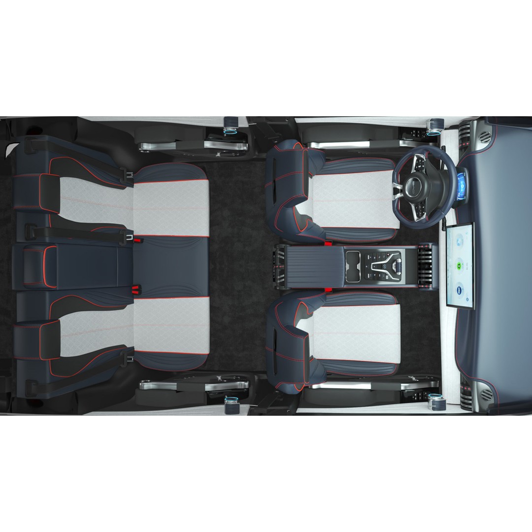 2024 BYD Atto 3 3D Model – High Poly Rigged SUV, FBX, Blender - View 17