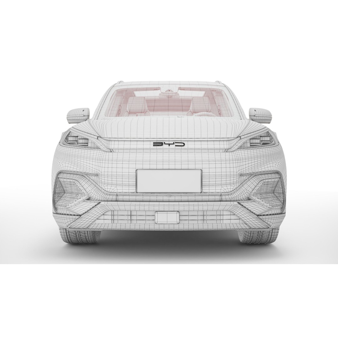 2024 BYD Atto 3 3D Model – High Poly Rigged SUV, FBX, Blender - View 20