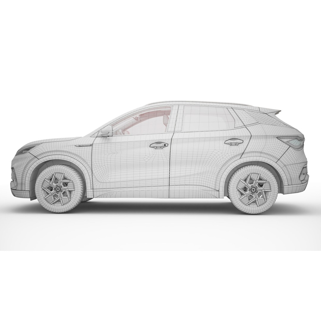 2024 BYD Atto 3 3D Model – High Poly Rigged SUV, FBX, Blender - View 21