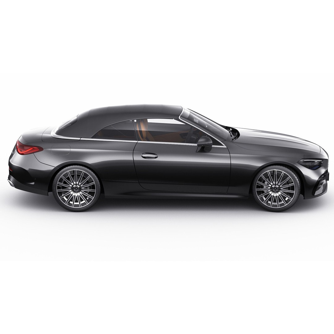 Mercedes-Benz CLE Cabriolet 2024 3D Model – High Poly Sport Car, FBX, Blender - View 12