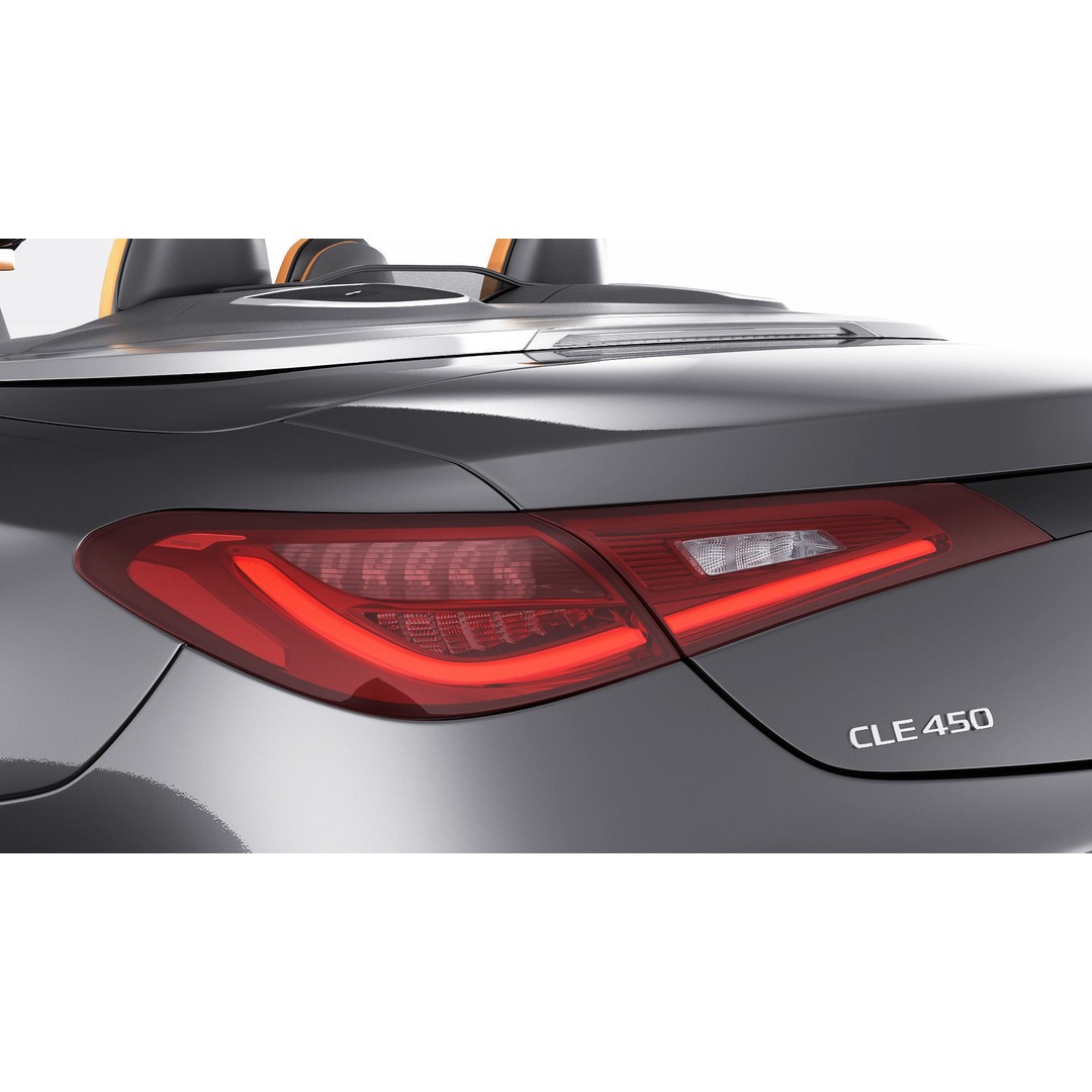 Mercedes-Benz CLE Cabriolet 2024 3D Model – High Poly Sport Car, FBX, Blender - View 16