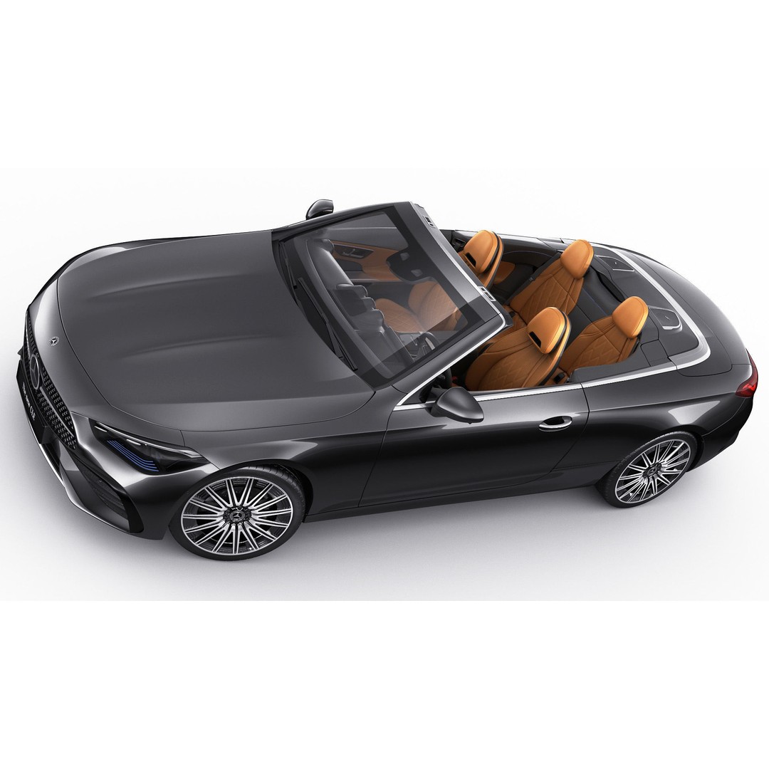 Mercedes-Benz CLE Cabriolet 2024 3D Model – High Poly Sport Car, FBX, Blender - View 17