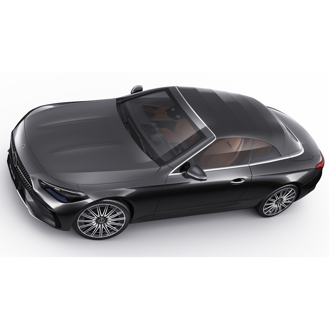 Mercedes-Benz CLE Cabriolet 2024 3D Model – High Poly Sport Car, FBX, Blender - View 18