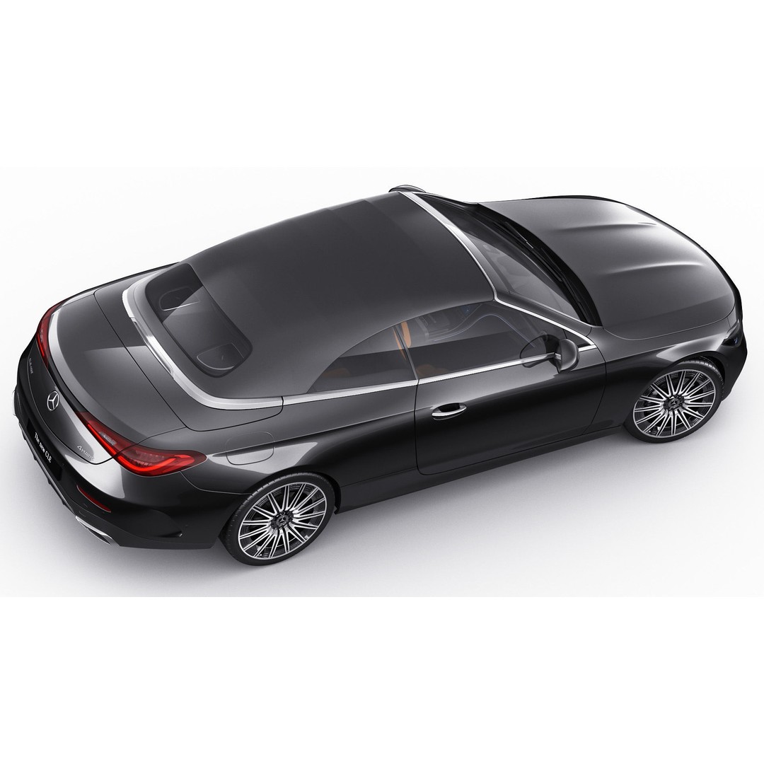Mercedes-Benz CLE Cabriolet 2024 3D Model – High Poly Sport Car, FBX, Blender - View 20