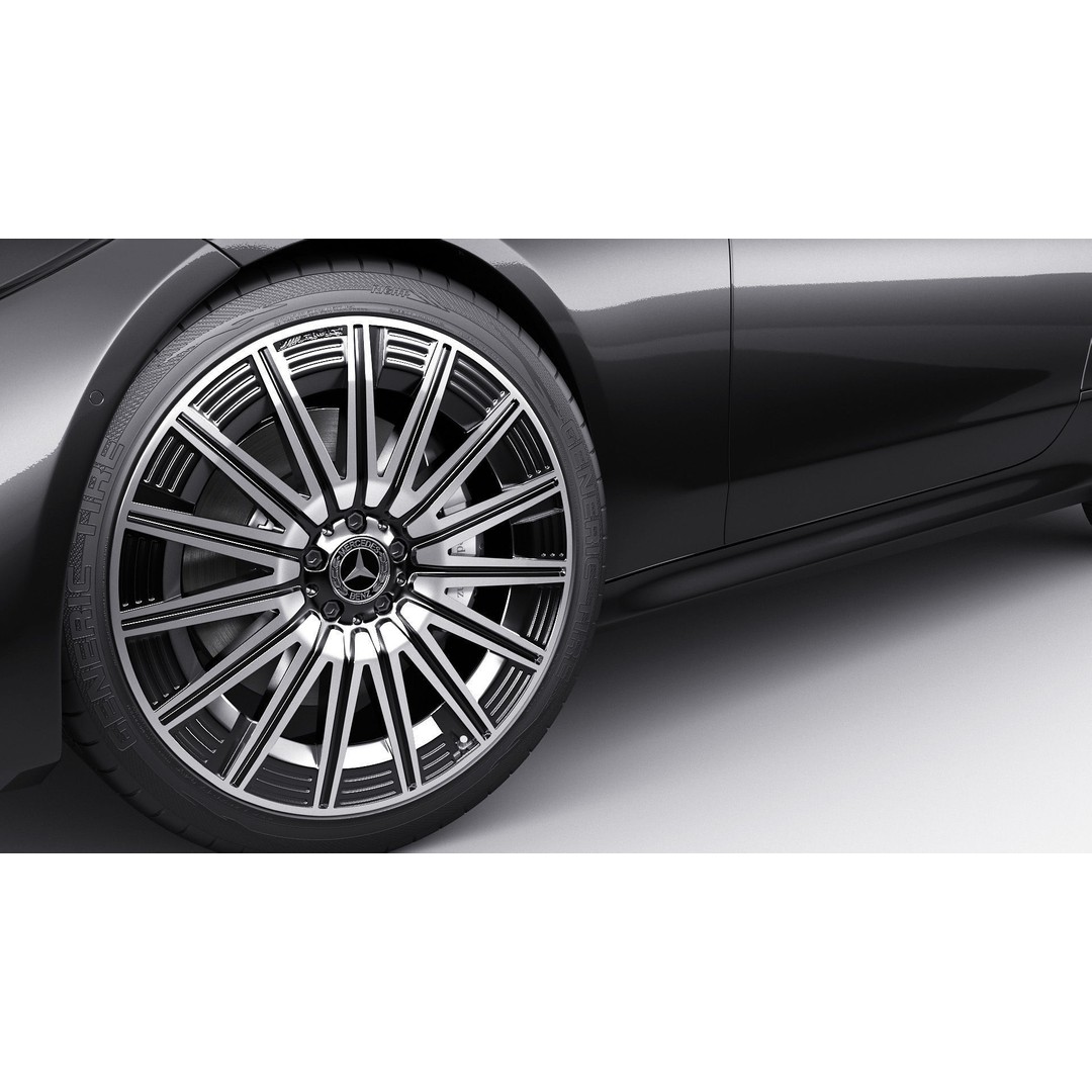 Mercedes-Benz CLE Cabriolet 2024 3D Model – High Poly Sport Car, FBX, Blender - View 23