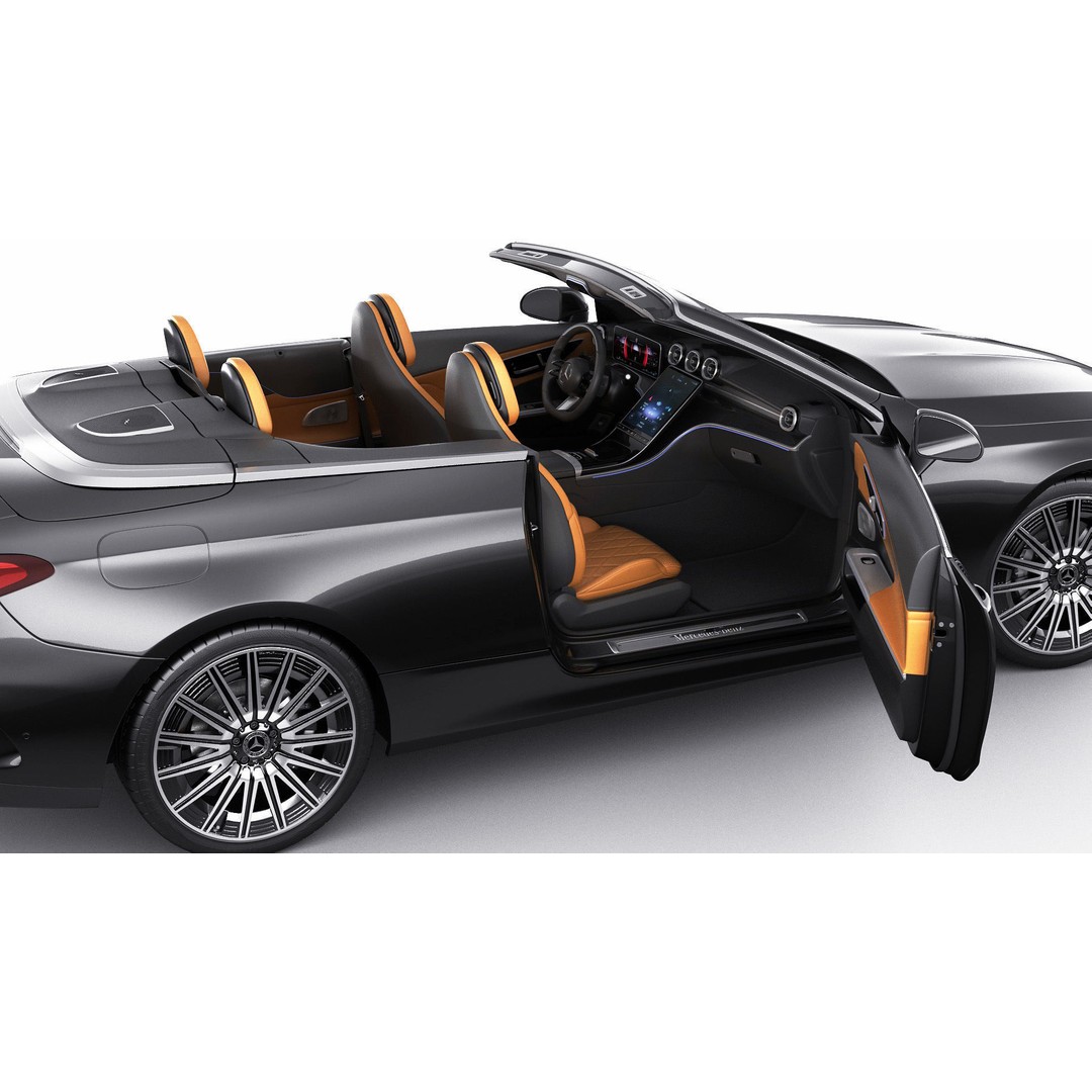 Mercedes-Benz CLE Cabriolet 2024 3D Model – High Poly Sport Car, FBX, Blender - View 27