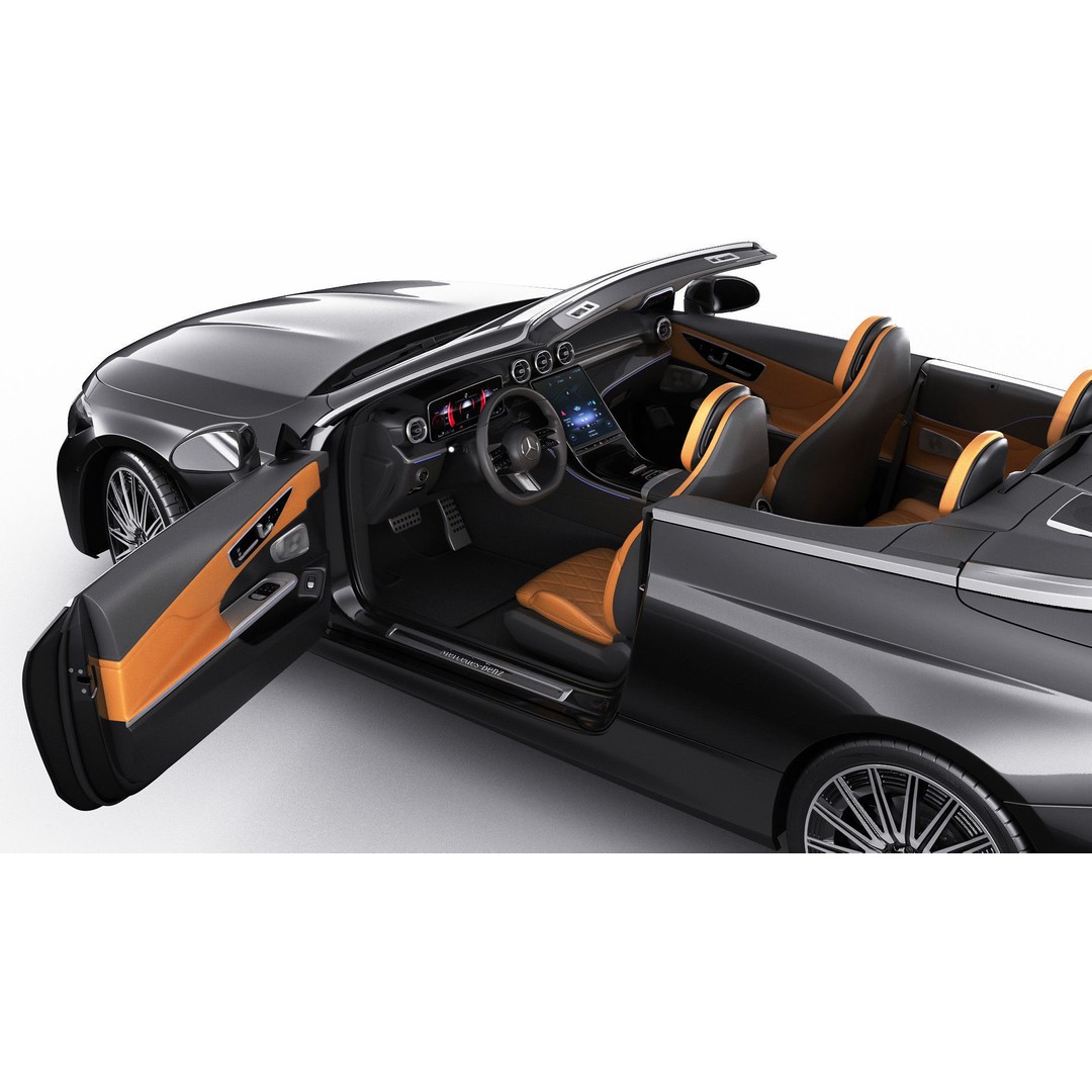 Mercedes-Benz CLE Cabriolet 2024 3D Model – High Poly Sport Car, FBX, Blender - View 4