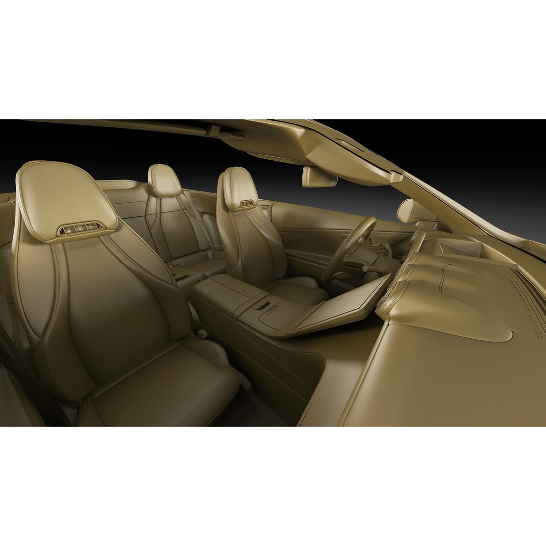 Mercedes-Benz CLE Cabriolet 2024 3D Model – High Poly Sport Car, FBX, Blender - View 44