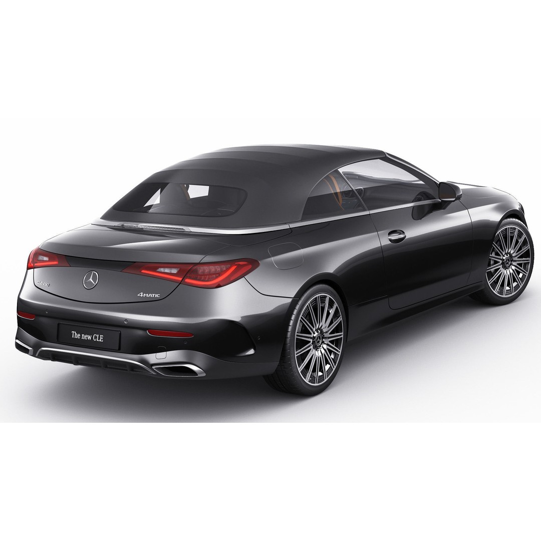 Mercedes-Benz CLE Cabriolet 2024 3D Model – High Poly Sport Car, FBX, Blender - View 7