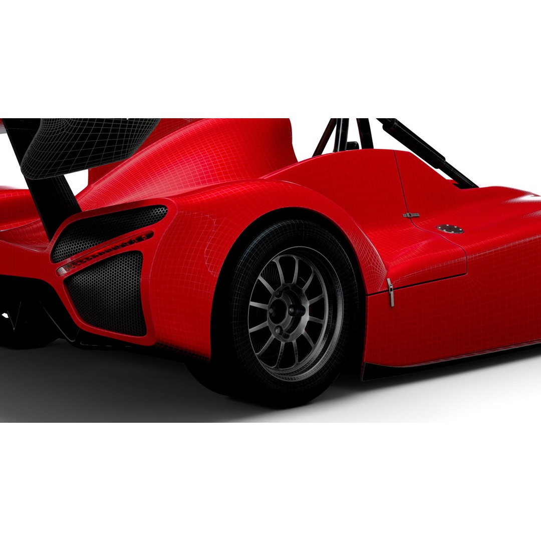 Radical SR1 XXR 2024 3D Model – High Poly Racing Car, FBX, OBJ