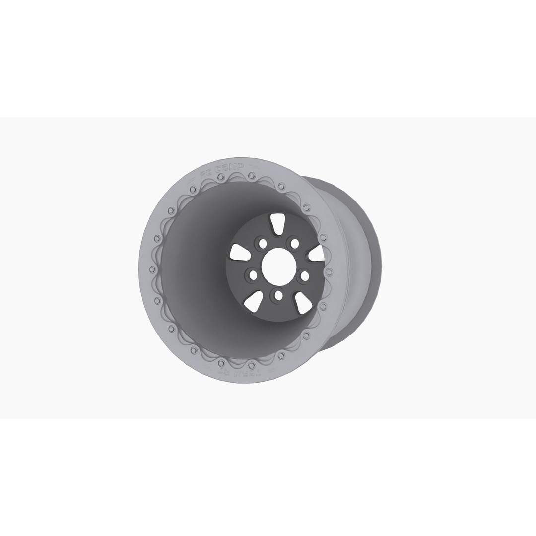 RC Components F-5 HP Eclipse Rear Wheel 3D Model – Low Poly Game Asset, FBX - View 10