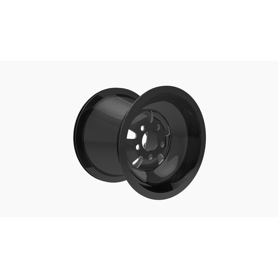 RC Components F-5 HP Eclipse Rear Wheel 3D Model – Low Poly Game Asset, FBX - View 5