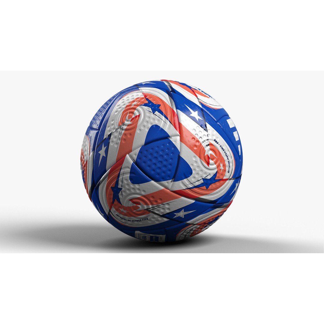 Soccer Ball 3D Model – High Poly Game Asset, FBX, PBR Textures - View 4