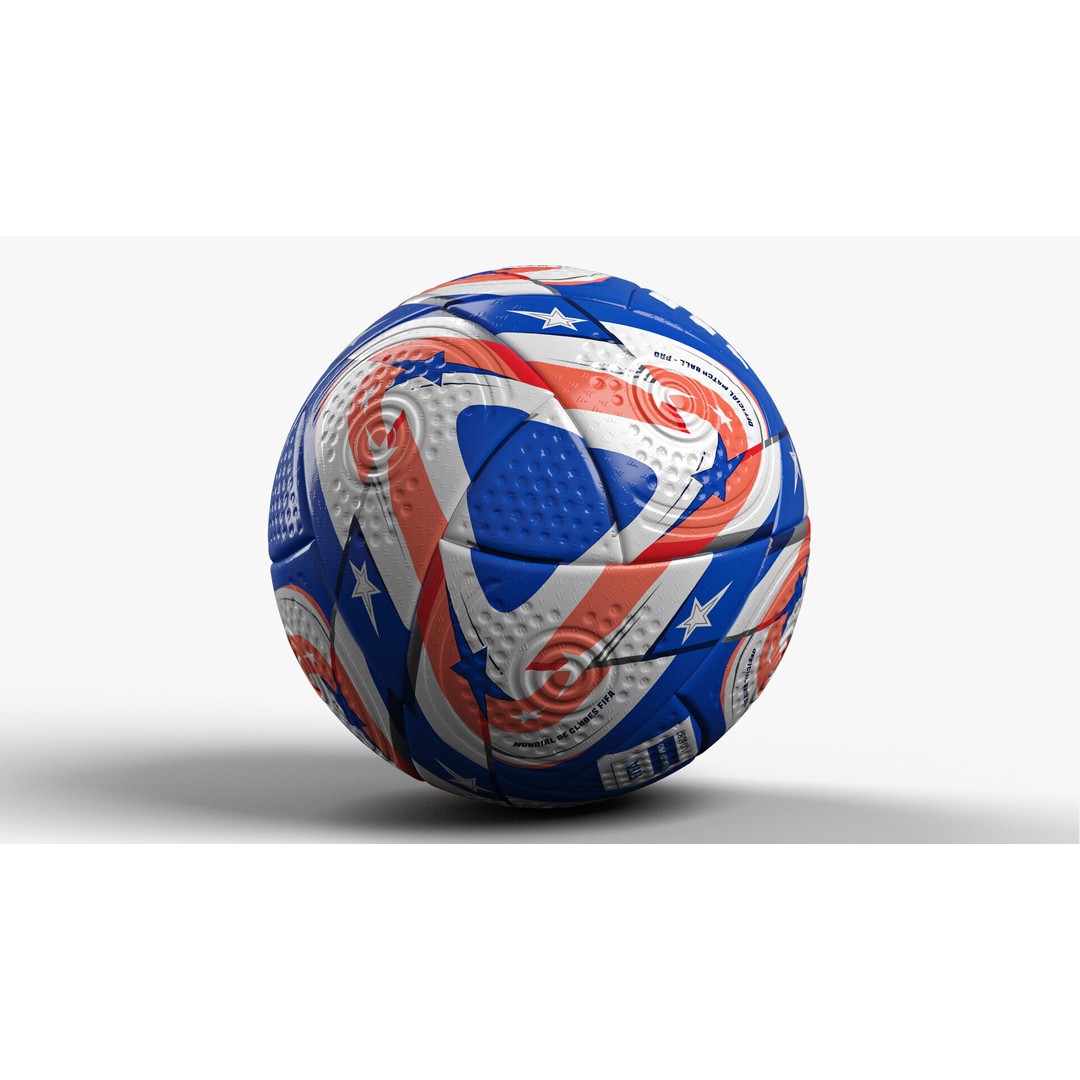 Soccer Ball 3D Model – High Poly Game Asset, FBX, PBR Textures - View 5