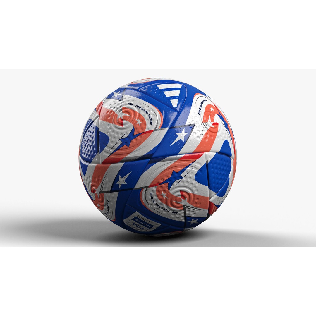 Soccer Ball 3D Model – High Poly Game Asset, FBX, PBR Textures - View 6