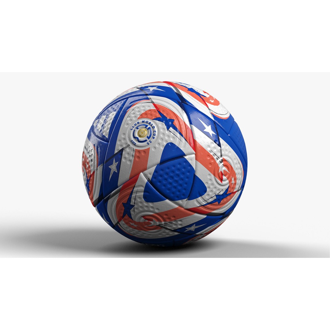 Soccer Ball 3D Model – High Poly Game Asset, FBX, PBR Textures - View 7