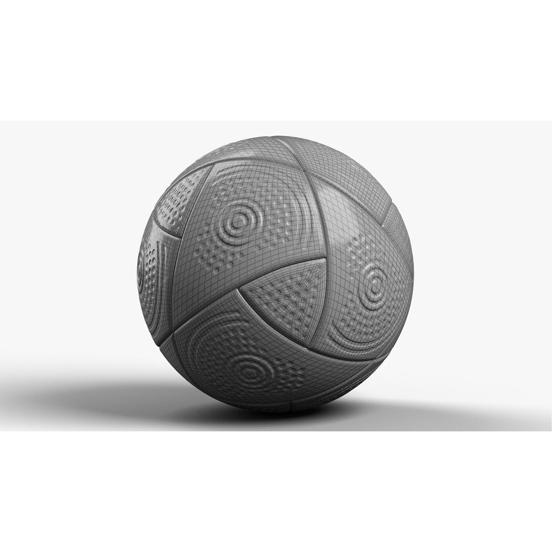 Soccer Ball 3D Model – High Poly Game Asset, FBX, PBR Textures - View 8