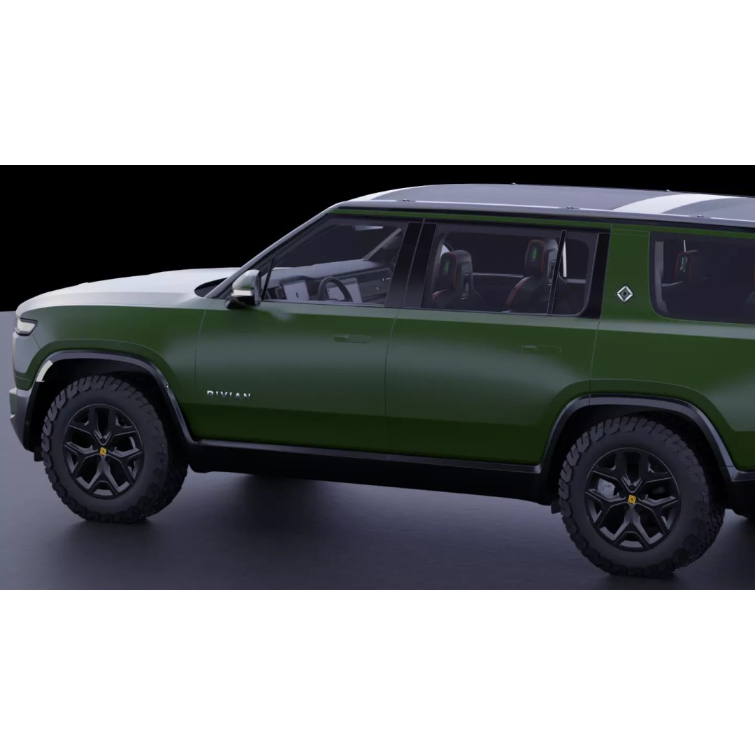 Rivian R1S 3D Model – High-Fidelity SUV Asset, FBX & OBJ