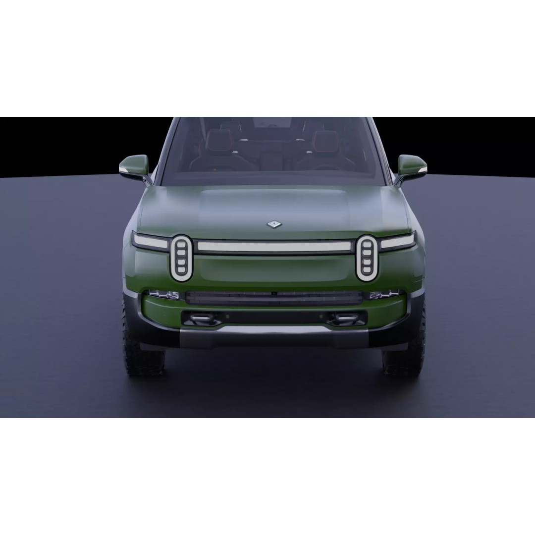 Rivian R1S 3D Model – High-Fidelity SUV Asset, FBX & OBJ - View 10