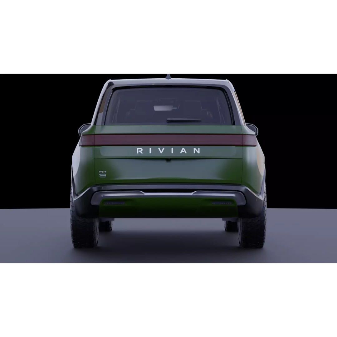 Rivian R1S 3D Model – High-Fidelity SUV Asset, FBX & OBJ - View 4