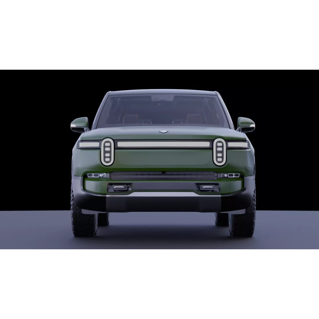 Rivian R1S 3D Model – High-Fidelity SUV Asset, FBX & OBJ - View 9