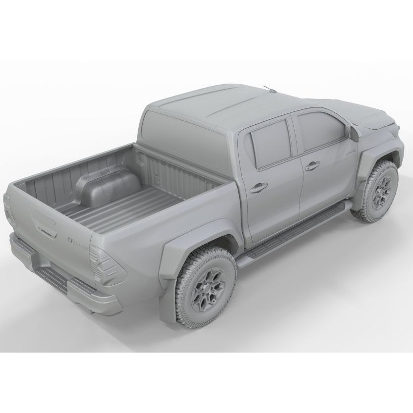 Toyota Hilux GR 2023 3D Model – High Poly Game-Ready Asset, FBX, OBJ - View 16