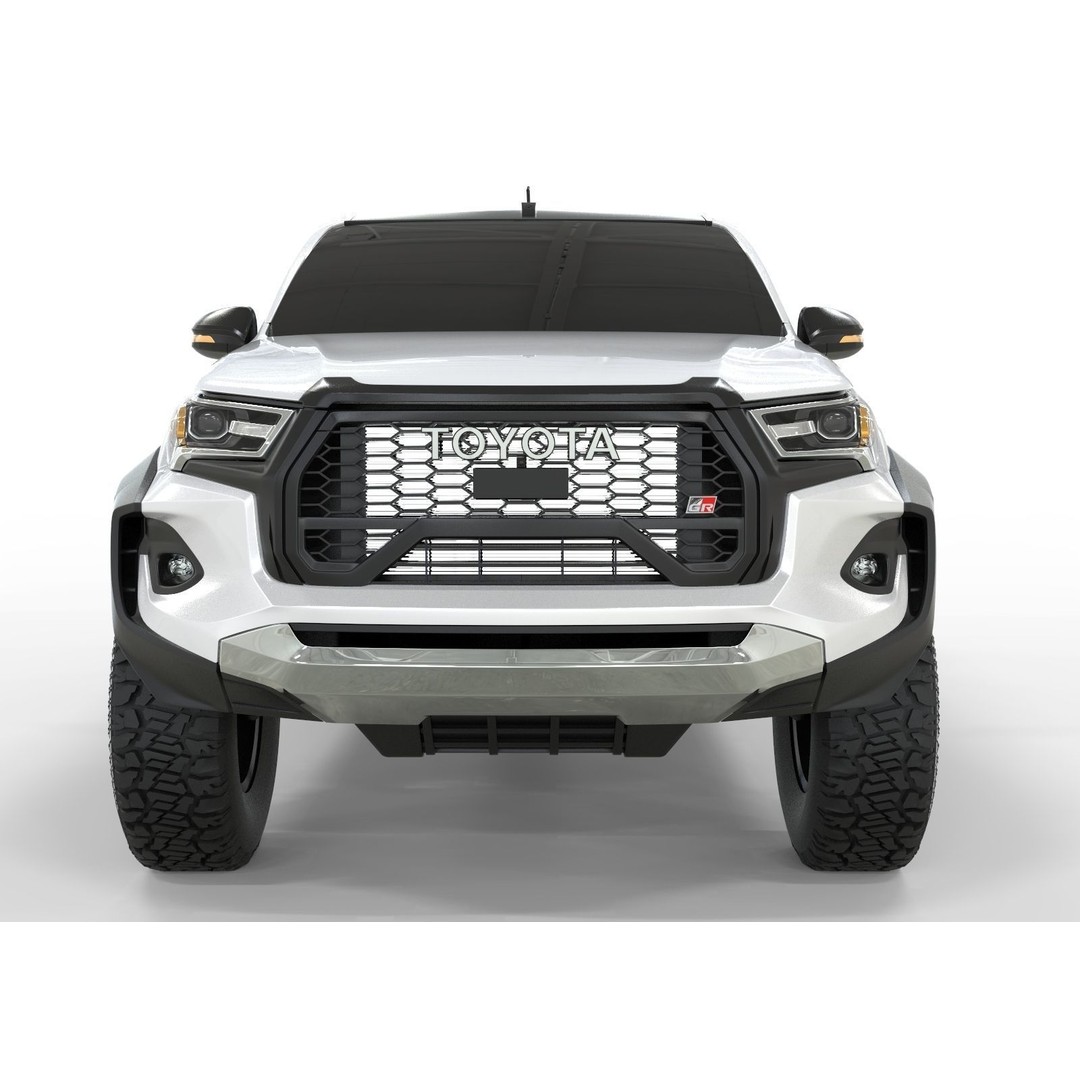 Toyota Hilux GR 2023 3D Model – High Poly Game-Ready Asset, FBX, OBJ - View 5