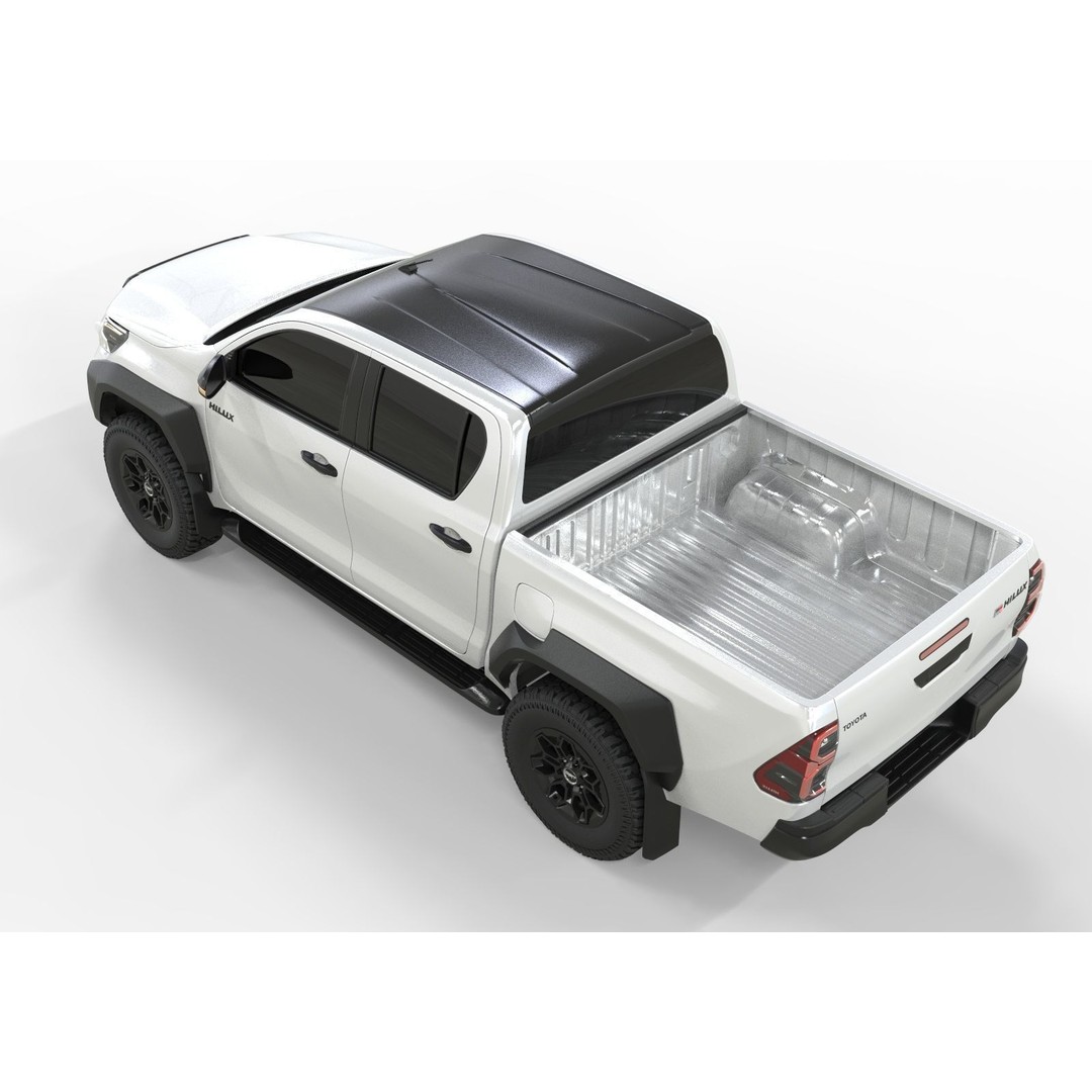 Toyota Hilux GR 2023 3D Model – High Poly Game-Ready Asset, FBX, OBJ - View 7