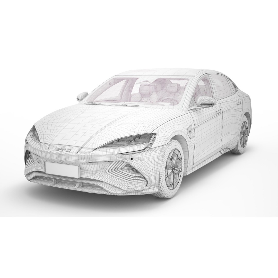 2024 BYD Seal 3D Model – Realistic Sedan with Rigging, FBX, Blender - View 19