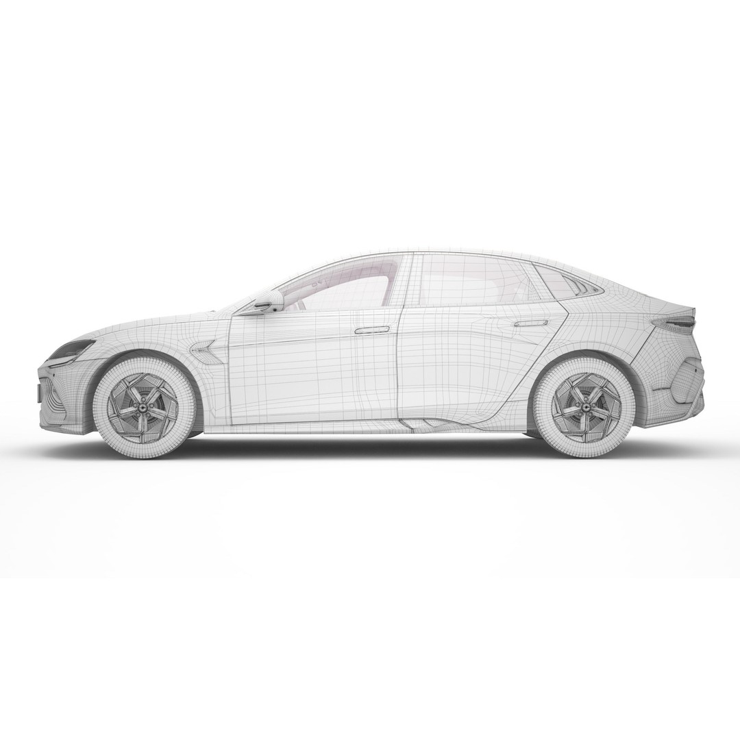 2024 BYD Seal 3D Model – Realistic Sedan with Rigging, FBX, Blender - View 21