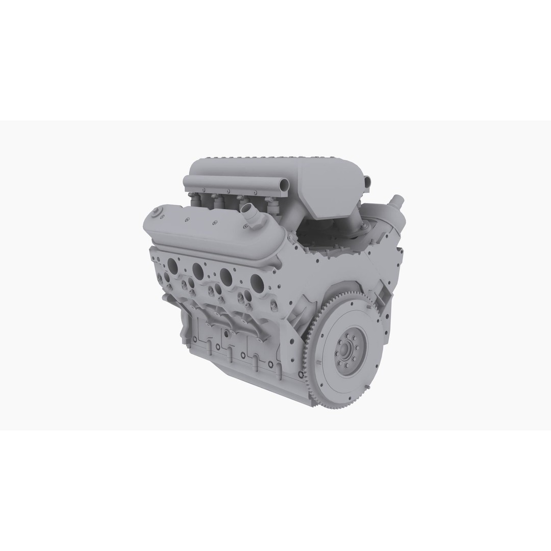 Noonan LS-Edge 495cui Borowski Engine 3D Model – Low Poly Game Ready FBX - View 13