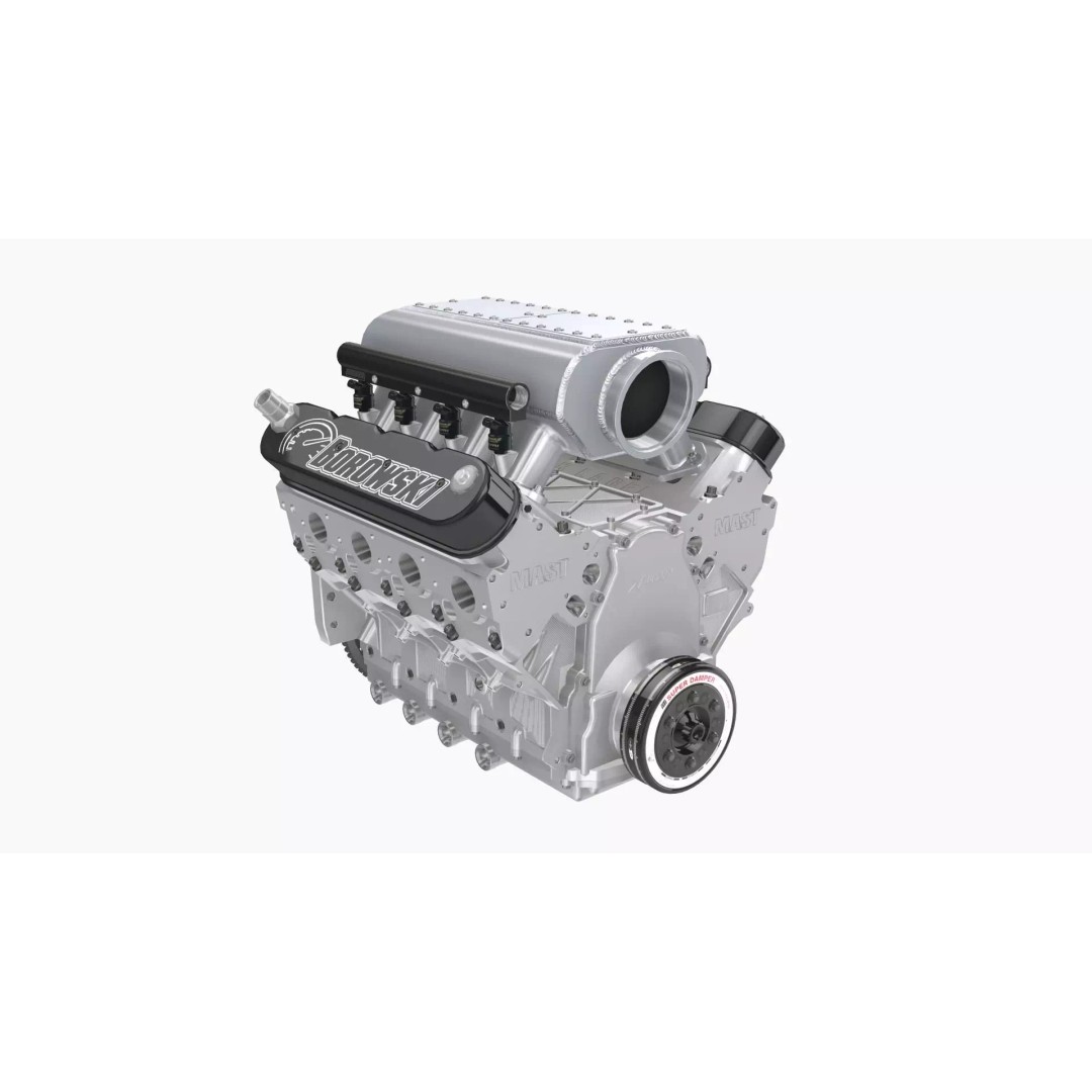 Noonan LS-Edge 495cui Borowski Engine 3D Model – Low Poly Game Ready FBX - View 2