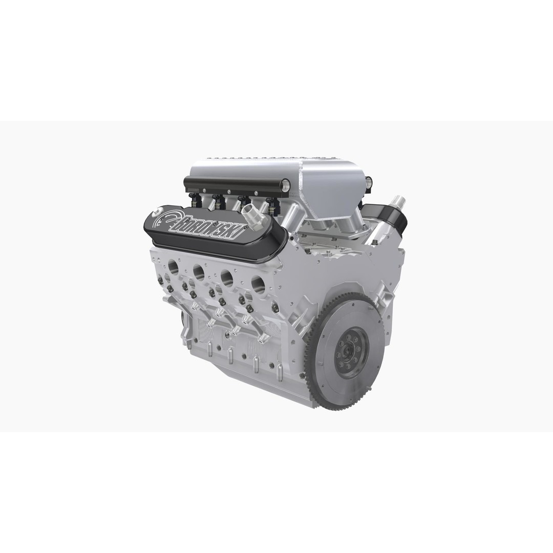 Noonan LS-Edge 495cui Borowski Engine 3D Model – Low Poly Game Ready FBX - View 5