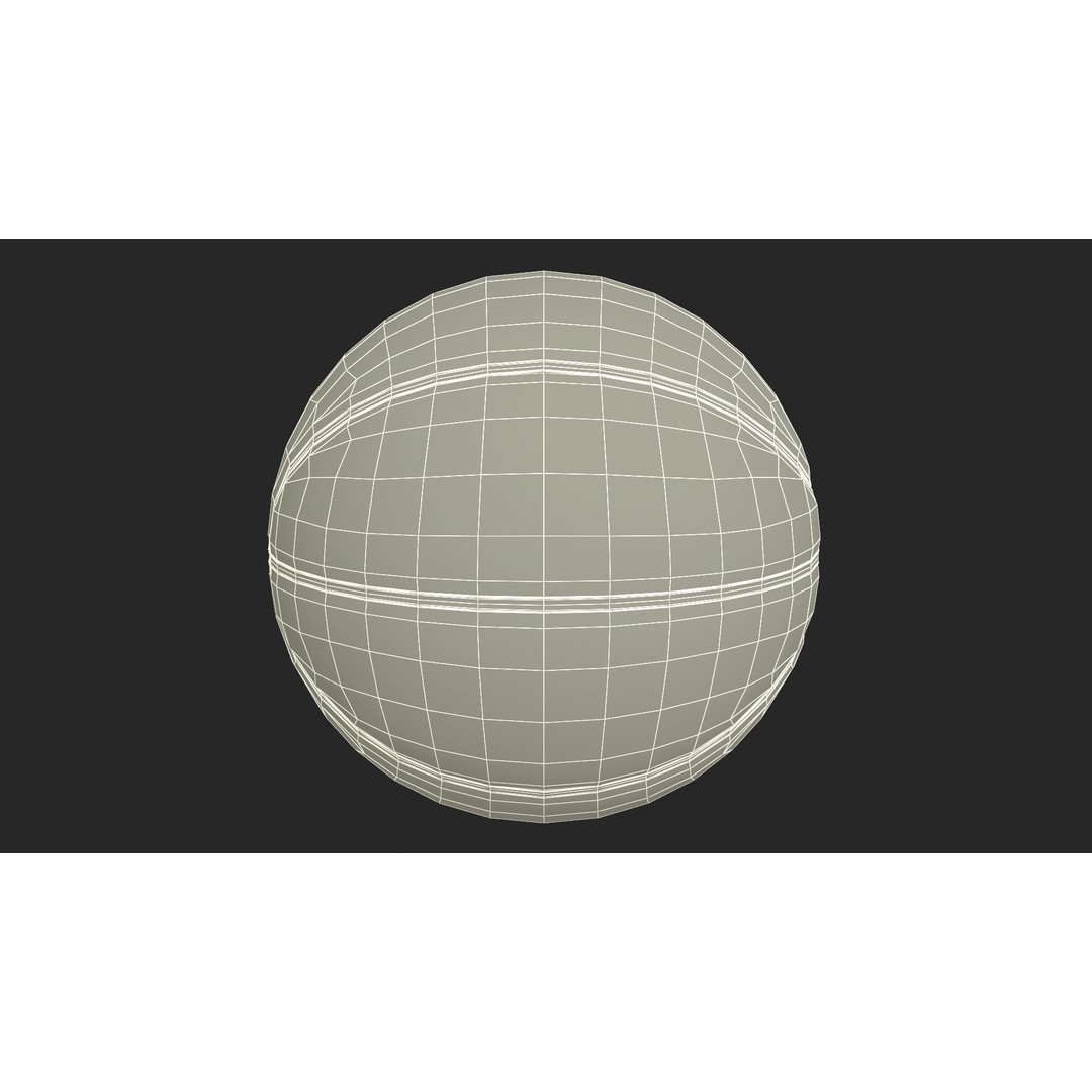 NBA Official Game Basketball Ball 3D Model – High Quality PBR Asset, FBX, OBJ - View 18