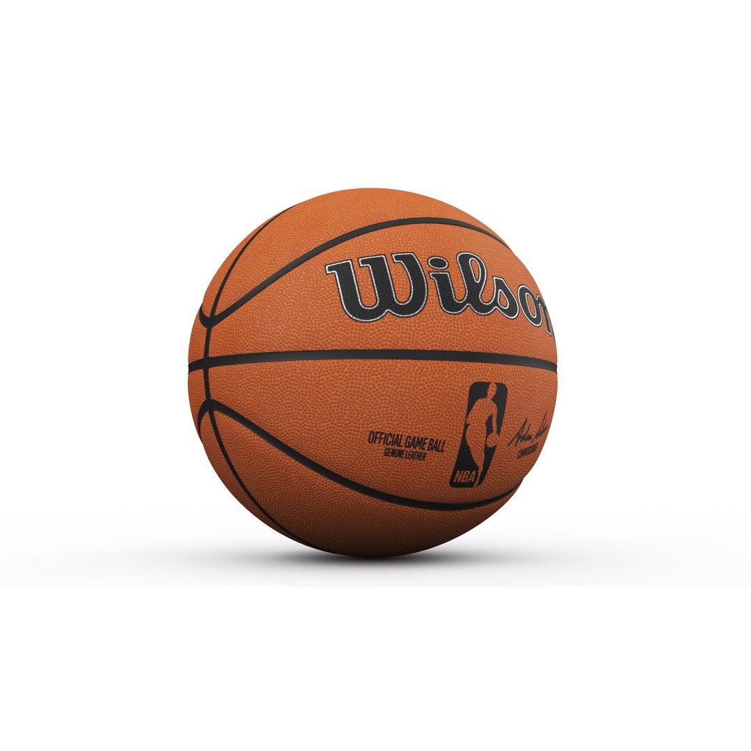 NBA Official Game Basketball Ball 3D Model – High Quality PBR Asset, FBX, OBJ - View 3