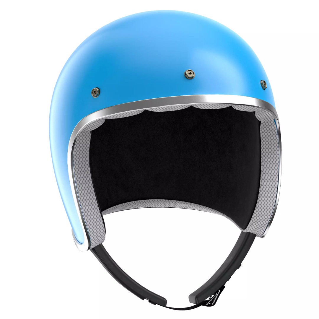 Motorcycle Helmet 3D Model – Low Poly PBR Asset, FBX, OBJ