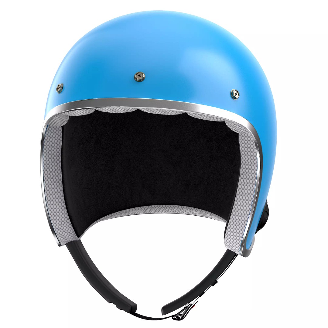 Motorcycle Helmet 3D Model – Low Poly PBR Asset, FBX, OBJ - View 17