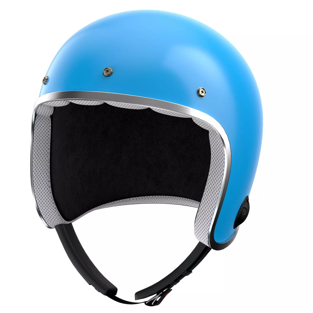 Motorcycle Helmet 3D Model – Low Poly PBR Asset, FBX, OBJ - View 18