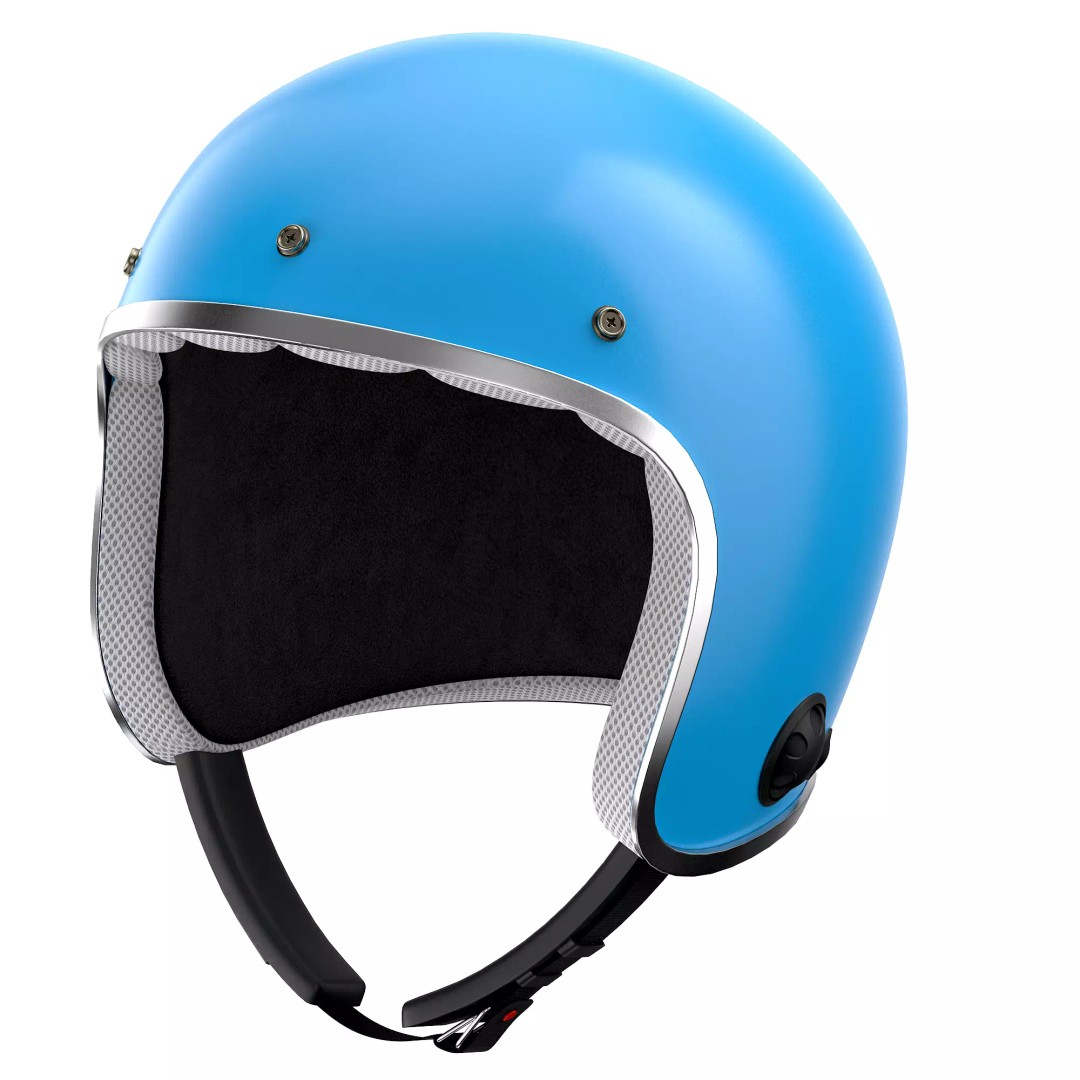 Motorcycle Helmet 3D Model – Low Poly PBR Asset, FBX, OBJ - View 19