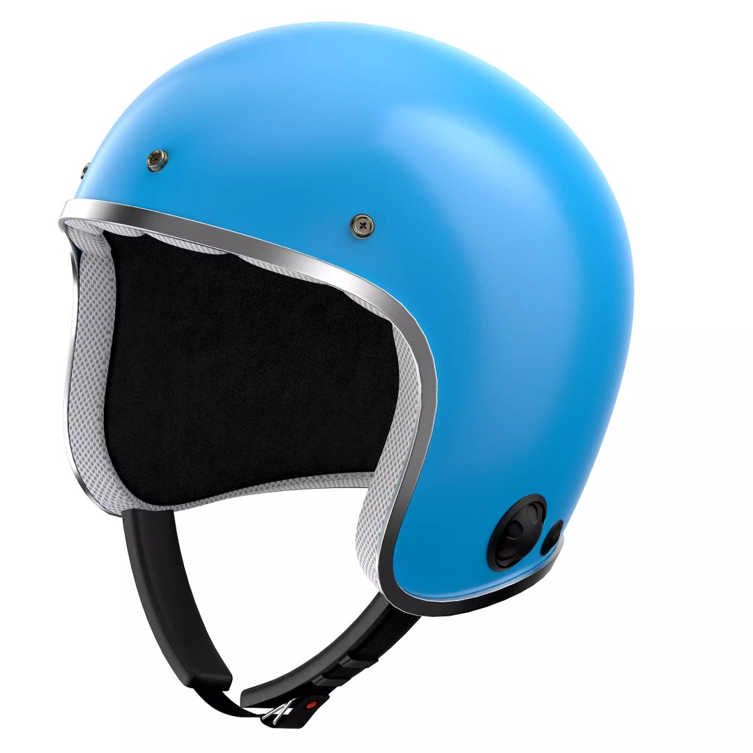 Motorcycle Helmet 3D Model – Low Poly PBR Asset, FBX, OBJ - View 20
