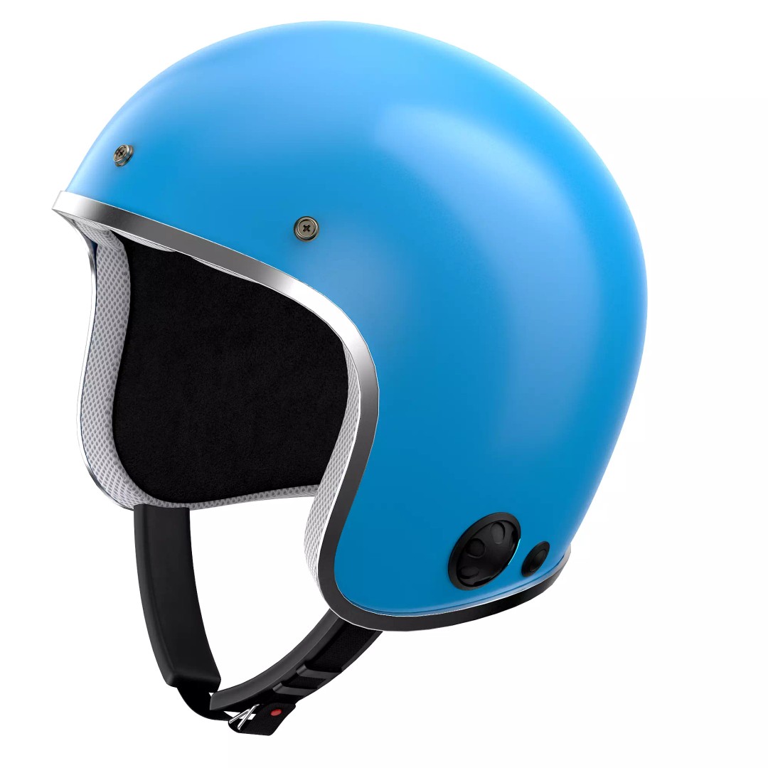 Motorcycle Helmet 3D Model – Low Poly PBR Asset, FBX, OBJ - View 21