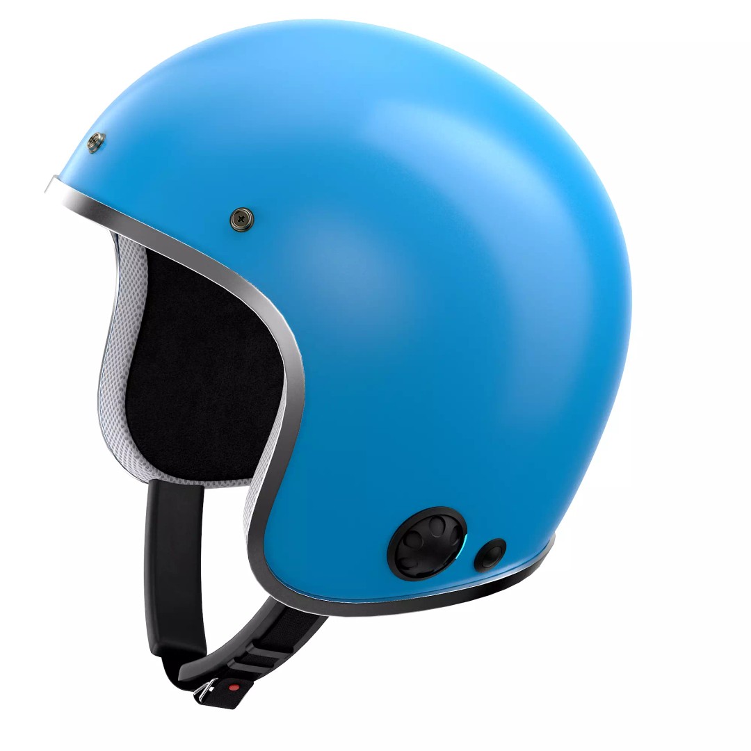 Motorcycle Helmet 3D Model – Low Poly PBR Asset, FBX, OBJ - View 22