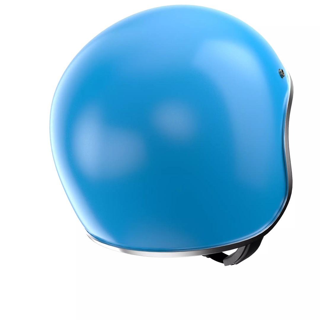 Motorcycle Helmet 3D Model – Low Poly PBR Asset, FBX, OBJ - View 37