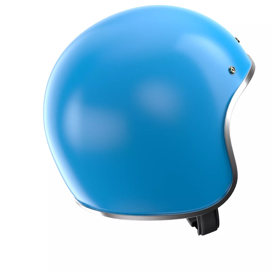 Motorcycle Helmet 3D Model – Low Poly PBR Asset, FBX, OBJ - View 39
