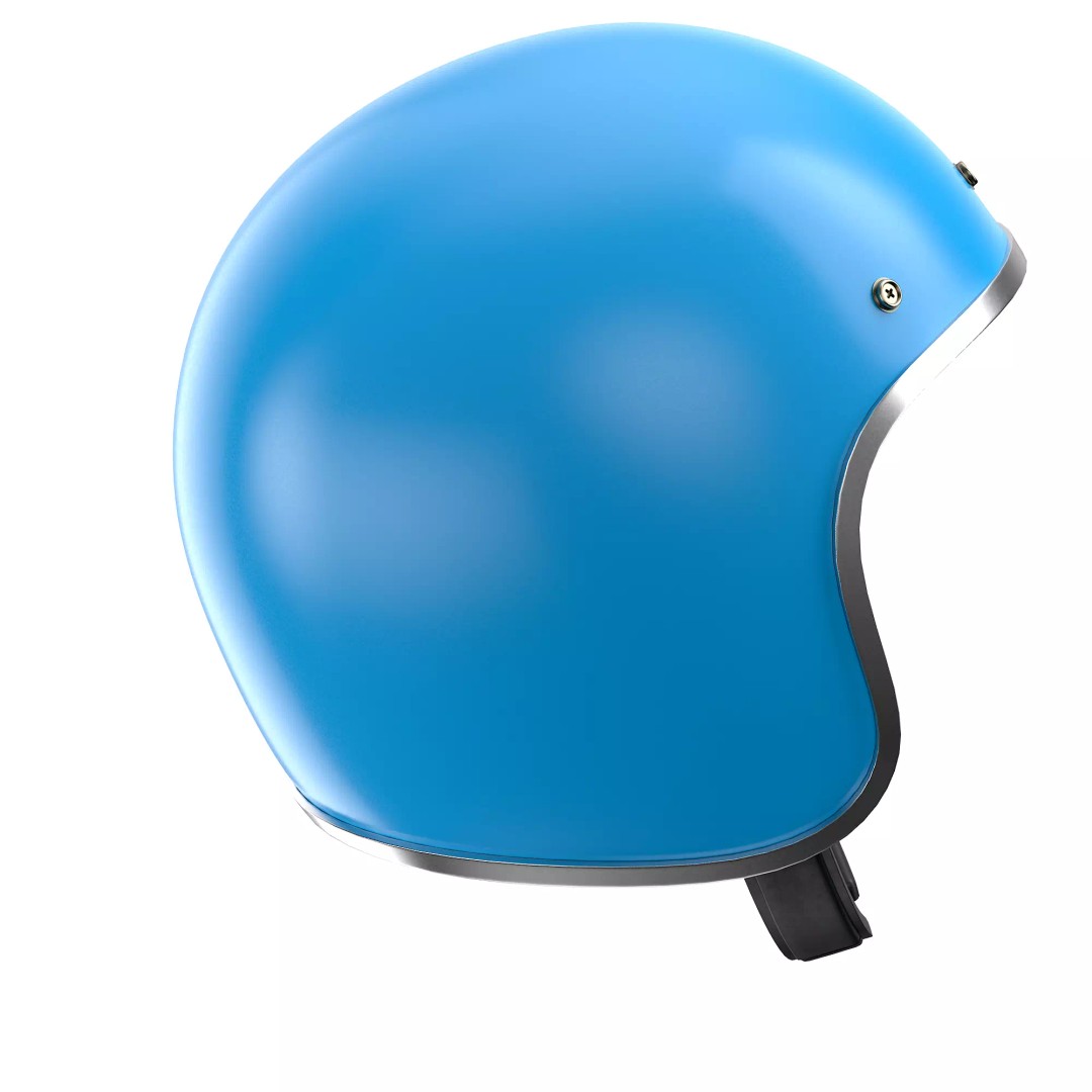 Motorcycle Helmet 3D Model – Low Poly PBR Asset, FBX, OBJ - View 40