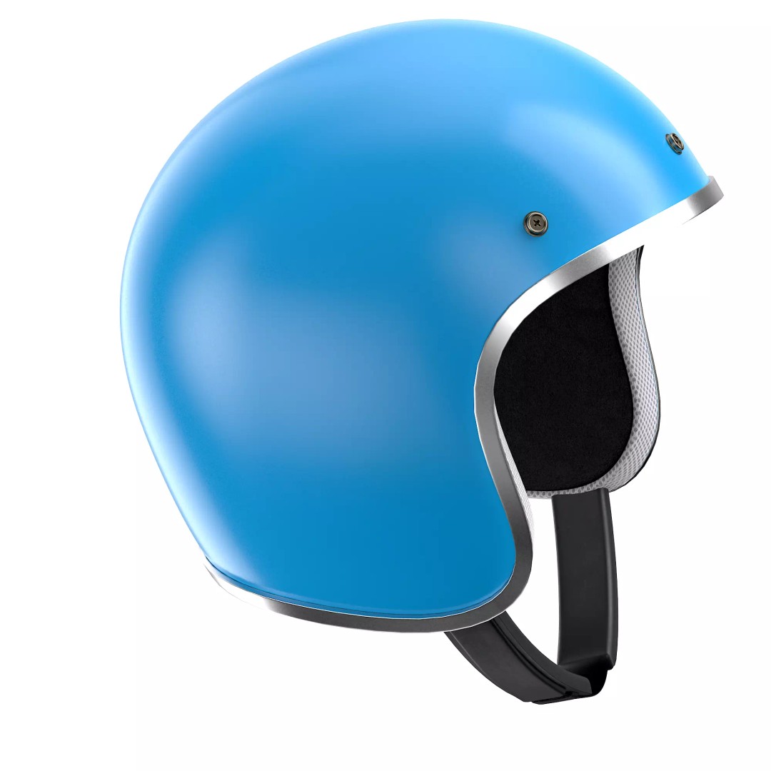 Motorcycle Helmet 3D Model – Low Poly PBR Asset, FBX, OBJ - View 42